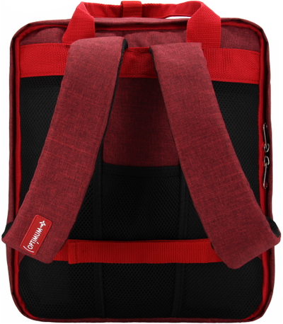Рюкзак Сумка Чемодан ручная кладь 36x30x27 Optimum Pobeda RL, красный