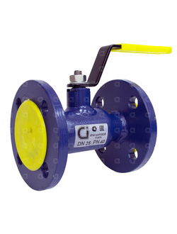 Кран шаровый фланцевый Д80 PN16 11с67п Ci