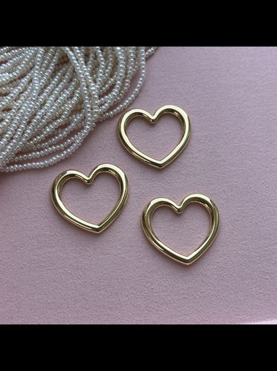 Коннектор сердце 29х32мм