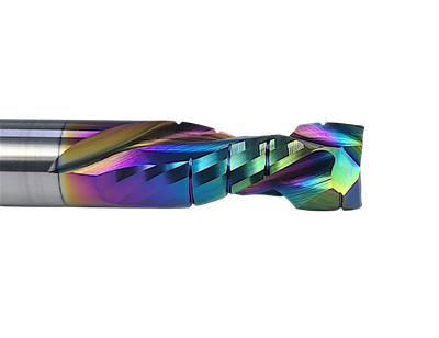 Фреза компрессионная со стружколомами спиральная 10x32 s10x90 Z2+2 HM