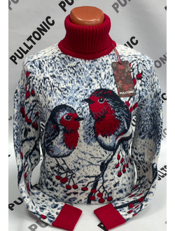 Свитер женский Снегирек пушистый