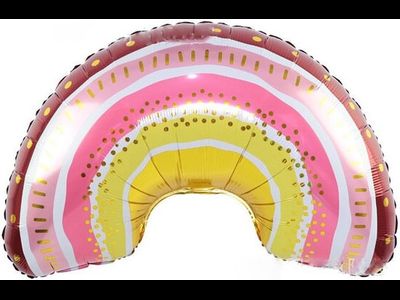 Шар фигура радуга бохо 99см 1шт