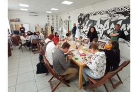 Вася Тёркин на Библионочи в Сахалинской областной библиотеке 20.04.24