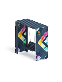 Пергола с диваном (СКИФ) - МФ 78.06.01-01 /без поликарбоната/