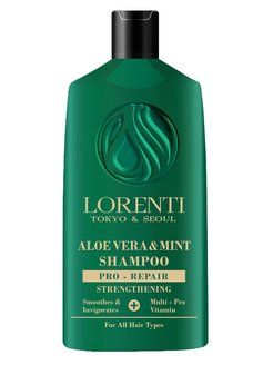 LORENTI ШАМПУНЬ для волос ALOE VERA &amp; MINT,  630мл