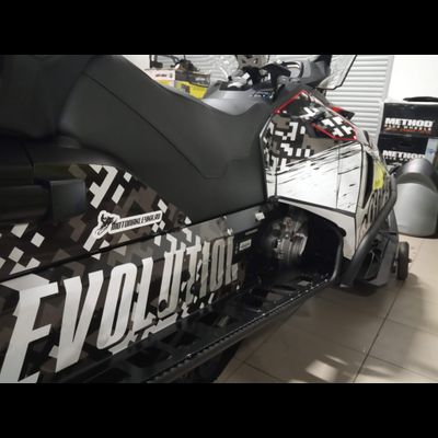 Наклейки на снегоход BRP Lynx Skandic Army Yeti №1433