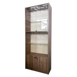 (TSV 903) Витрина пристенная со шкафчиком