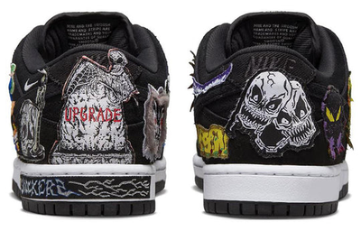 Черные кроссовки Nike Neckface x Dunk Low Pro SB DQ4488-001 фото