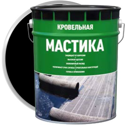 Мастика битумная кровельная 19 кг/21,5 л