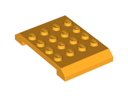 Wedge 4 x 6 x 2/3 Double, Bright Light Orange (32739 / 6194337)