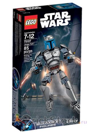 # 75107 Сборная Фигура «Джанго Фетт» / “Jango Fett” Buildable Action Figure (2015)