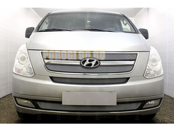 Защита радиатора Hyundai Starex H1 II 2007-2015 chrome низ