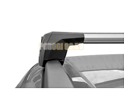 Багажник на крышу автомобиля LUX SCOUT серый для Geely Atlas II 2023-… на интегрированные рейлинги