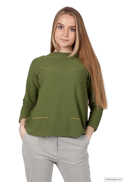 Пуловер женский с круглым вырезом Linea Cinque 03/33676 р. S (Акция)