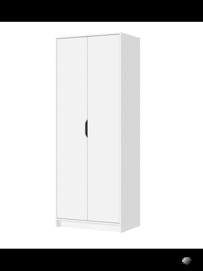 Руна ШК-02 Шкаф 2-х створчатый Белый/Белый