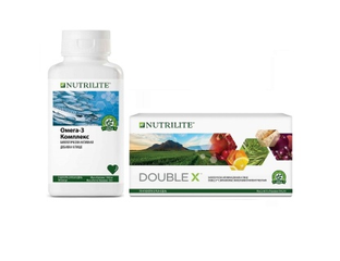 (272217) NUTRILITE™ DOUBLE X на 31 день + NUTRILITE™ Омега-3 комплекс ...