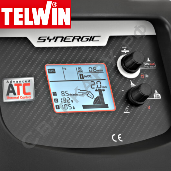 Полуавтомат для MIG/MAG сварки Telwin ELECTROMIG 220 SYNERGIC