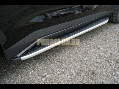 Пороги алюминиевые с пластиковой накладкой 1820 мм ТСС для Jetour Dashing 1.5T 2WD 2023-