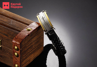 Кожаный браслет "Advocate"