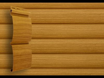 Блок-хаус 3,0 GL Amerika D4,8 - ИМИТАЦИЯ СРУБА ИЗ БРУСА, ЦВЕТ КЛЕН