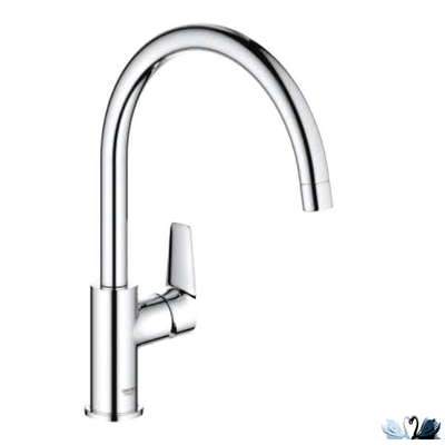 Смеситель для кухни Grohe BauEdge 31367001, высокий поворотный носик