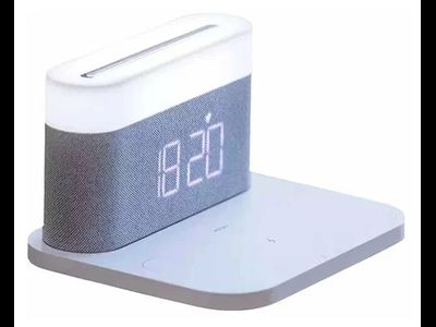 Ночник с часами Xiaomi Youpin VFZ для беспроводной зарядки C-WCLL-C01 White