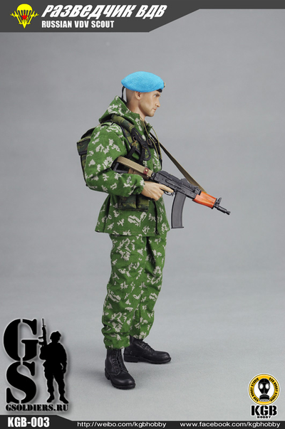 Разведчик ВДВ - коллекционная фигурка 1/6 KGB-003 Russian VDV Scout - KGB Hobby