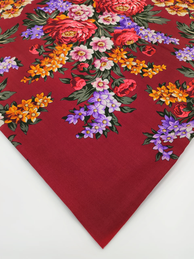 Павловопосадский платок День Победы 235-6