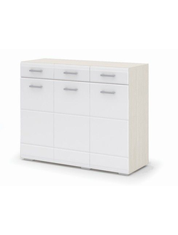 Симба комод Белфорт/Белый глянец