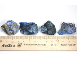 Азурит, Малахит, Азуромалахит, коллекционный образец в ассортименте, Россия, Алтай (30-35 мм, 11-15 г) №27090