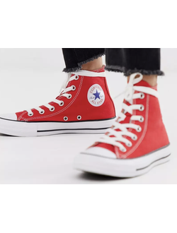 красные кеды converse, кеды Конверсы красные
