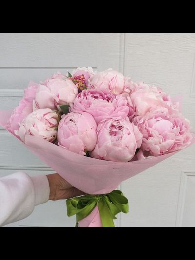 13 пионов в фетре