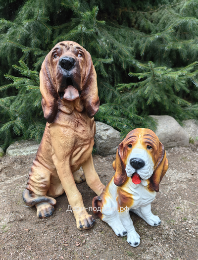 Садовая фигура Бладхаунд 35*25см   1,5кг   полистоун Россия 1938/016744*