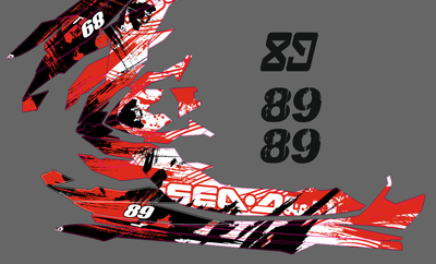 Наклейки на Гидроцикл RXT RXP SeaDoo BRP #1927