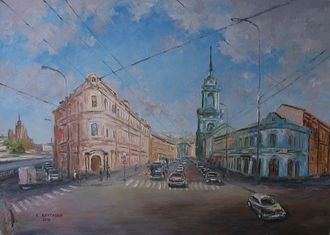 Картина Пятницкая улица и Овчинниковская набережная Круглова Светлана