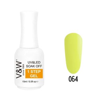 Гель-лак однофазный ONE STEP 15 мл.-- Gel Lac ONE STEP, 15 ml--- 064