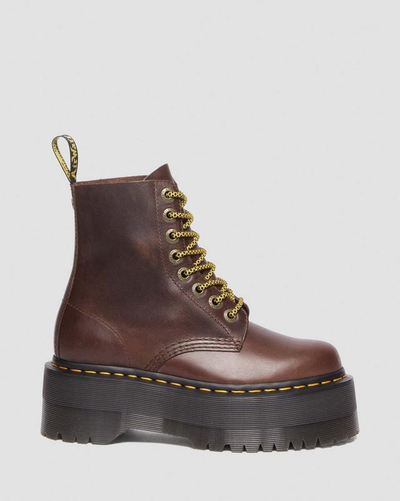 Ботинки Dr Martens 1460 Pascal Platform Dark Brown