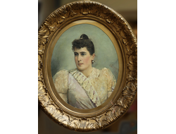 Корзухин А.И. Женский портрет 1892 г. Холст, масло 66Х57 (897)