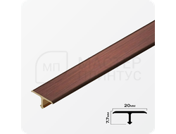 Порог Т-образный латунный NEEXY PVL37-05 антик медь светлая