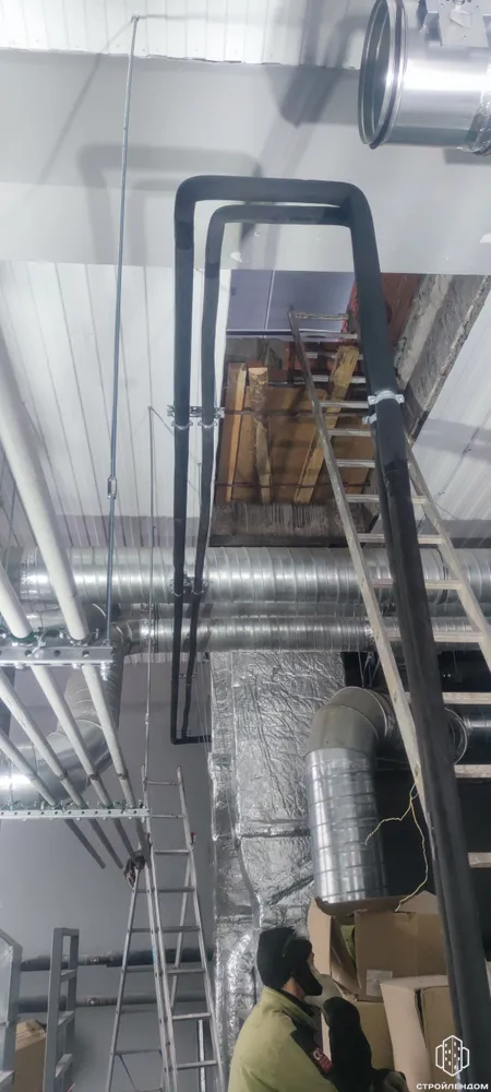 Монтаж VRV и ККБ системы 