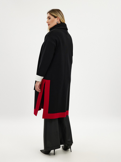 Кардиган вязанный чёрного цвета