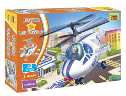 Сборная модель: (Звезда 5215) Полицейский вертолет