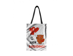 Сумка-шоппер для влюбленных, на 14 февраля №35