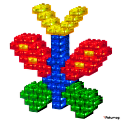 Конструктор Light Stax Набор бабочка (75 деталей) S12003