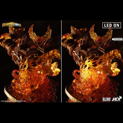 Рагнарос (серия Warcraft, HearthStone) - КОЛЛЕКЦИОННАЯ СТАТУЯ 1/10 Ragnaros the Firelord (HEXHS04) - HEX Collectibles x Blizzard