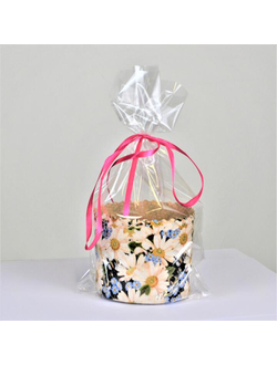 Конусный пакетик с твист лентой 13*25 см (100 шт) в Калининграде