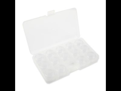 &quot;Gamma&quot; Коробка пластик для шв. принадл. OM-042-110 пластик 17.7 x 10.2 x 2.3см прозрачный