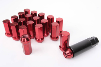 Комплект гаек PMU конус 12*1,5 красный HEX 17