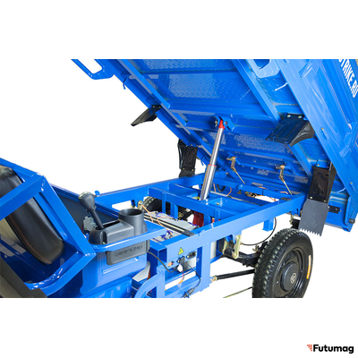 Грузовой электротрицикл Rutrike D5 1700 темно-синий