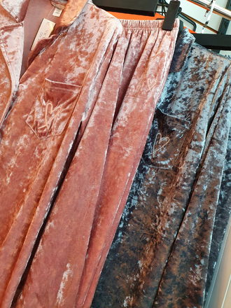 Пижама Виктория Сикрет велюр цвет розовый